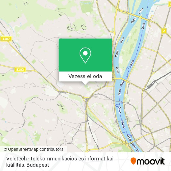 Veletech - telekommunikációs és informatikai kiállítás térkép