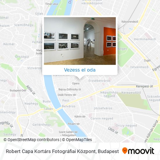 Robert Capa Kortárs Fotográfiai Központ térkép