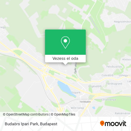 Budaörs Ipari Park térkép