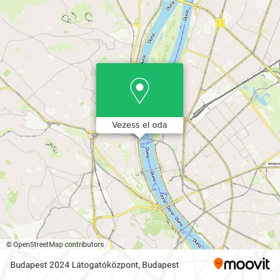 Budapest 2024 Látogatóközpont térkép