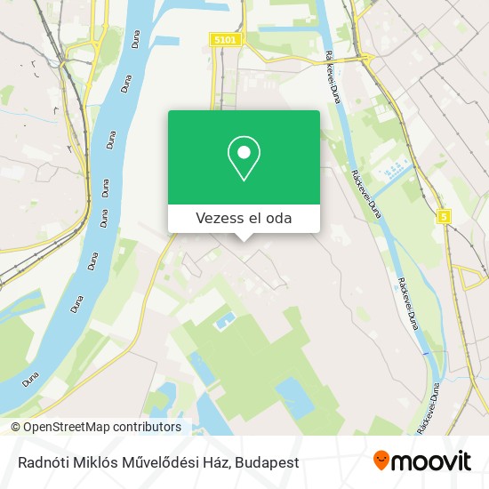 Radnóti Miklós Művelődési Ház térkép