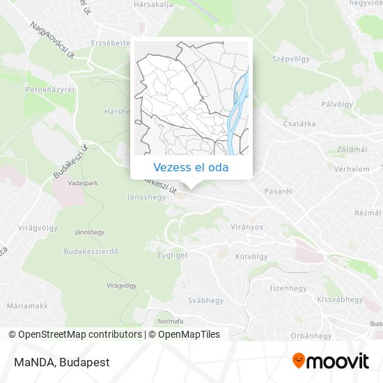 MaNDA térkép
