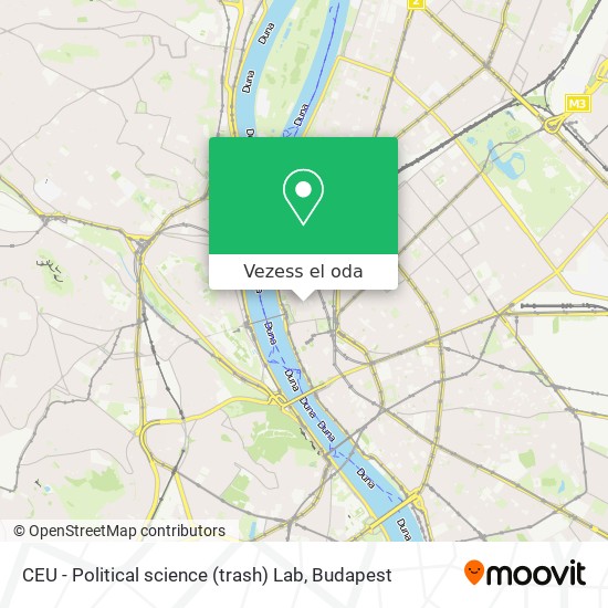 CEU - Political science (trash) Lab térkép