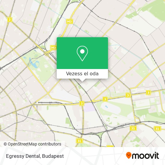 Egressy Dental térkép