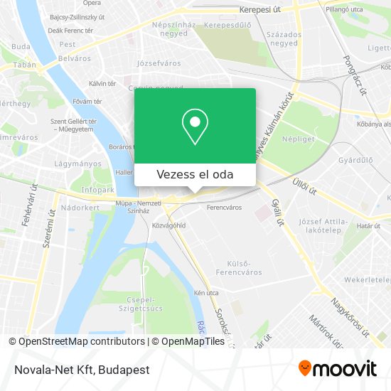 Novala-Net Kft térkép