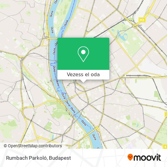 Rumbach Parkoló térkép