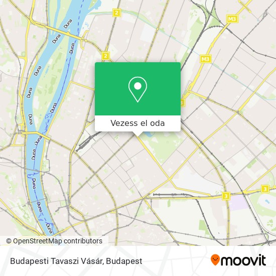 Budapesti Tavaszi Vásár térkép