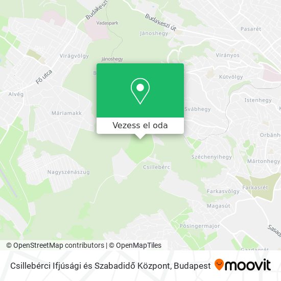 Csillebérci Ifjúsági és Szabadidő Központ térkép