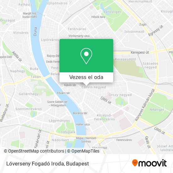 Lóverseny Fogadó Iroda térkép