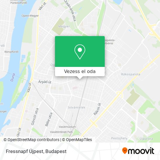 Fressnapf Újpest térkép