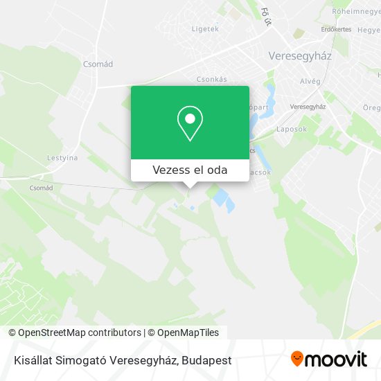 Kisállat Simogató Veresegyház térkép