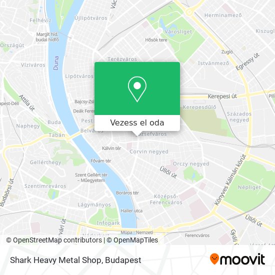 Shark Heavy Metal Shop térkép