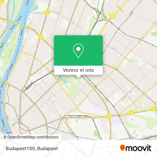 Budapest100 térkép
