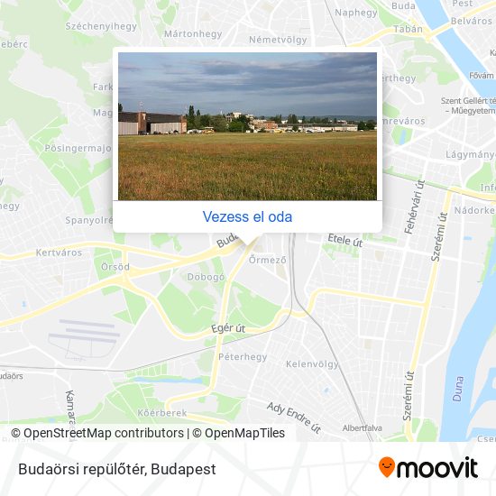 Budaörsi repülőtér térkép