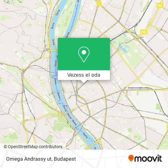 Omega Andrassy ut térkép