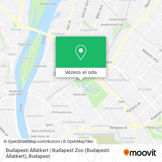 Budapesti Állatkert | Budapest Zoo térkép