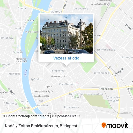 Kodály Zoltán Emlékmúzeum térkép