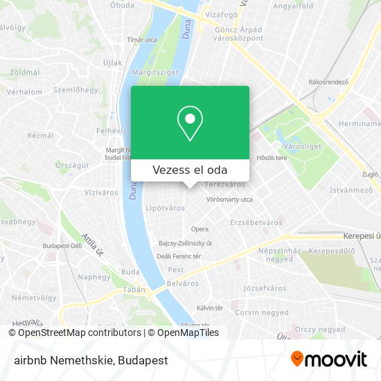 airbnb Nemethskie térkép