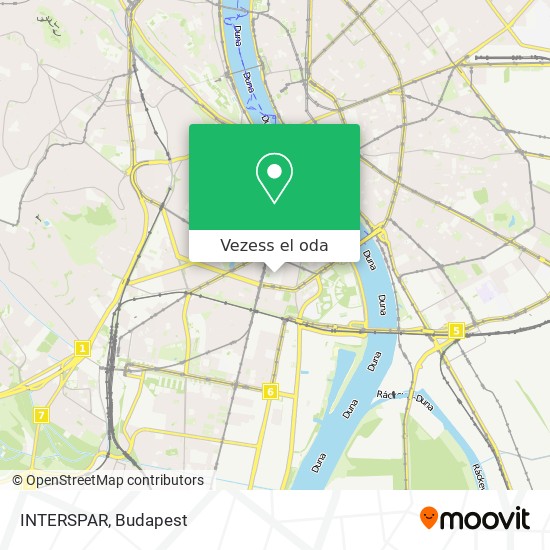 INTERSPAR térkép