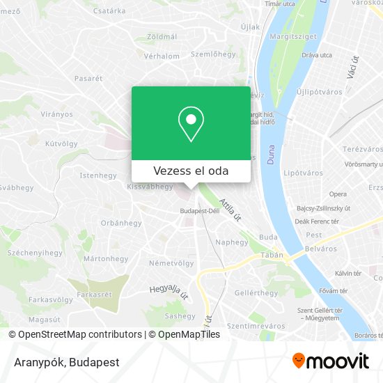 Aranypók térkép