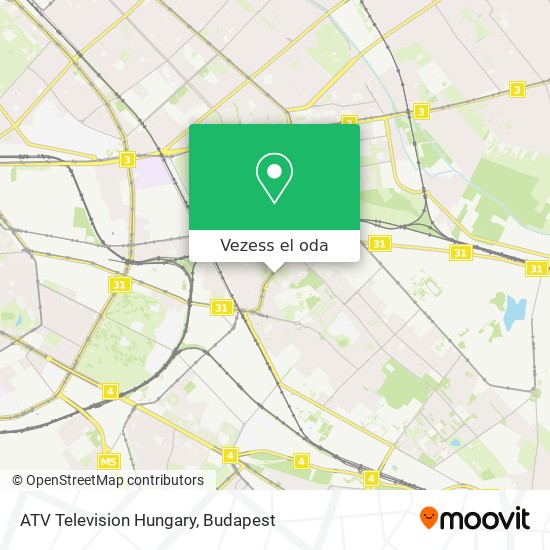 ATV Television Hungary térkép