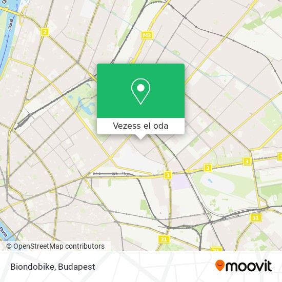 Biondobike térkép
