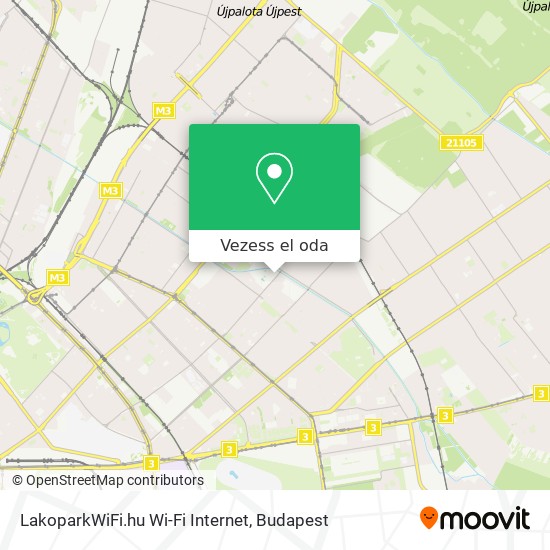 LakoparkWiFi.hu Wi-Fi Internet térkép