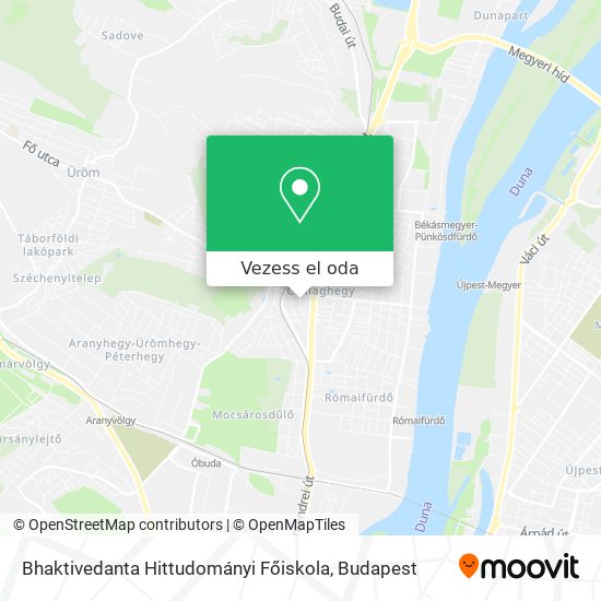 Bhaktivedanta Hittudományi Főiskola térkép