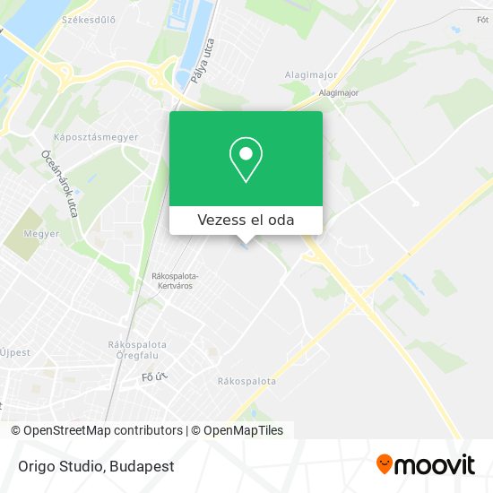 Origo Studio térkép