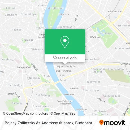 Bajcsy-Zsilinszky és Andrássy út sarok térkép