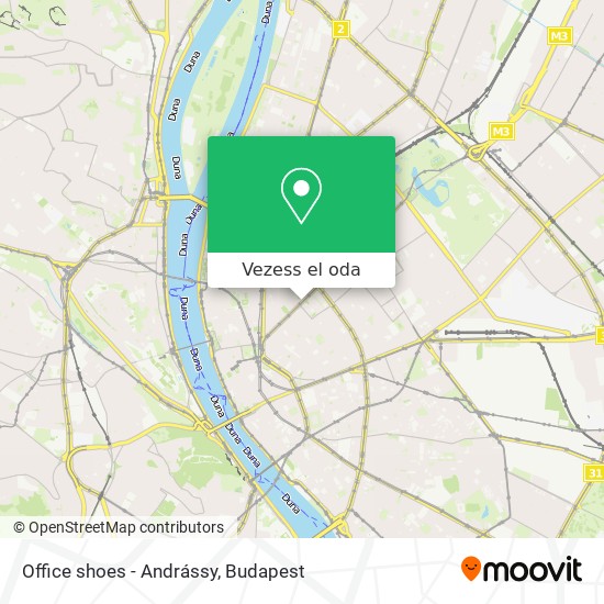 Office shoes - Andrássy térkép