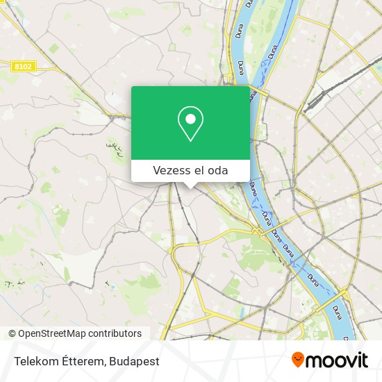 Telekom Étterem térkép