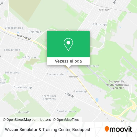 Wizzair Simulator & Training Center térkép