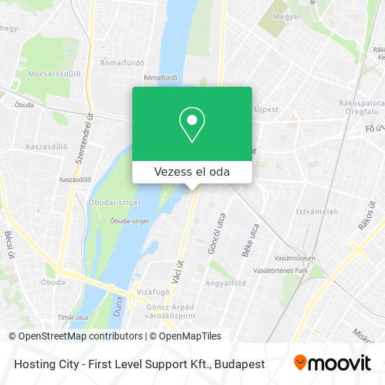 Hosting City - First Level Support Kft. térkép