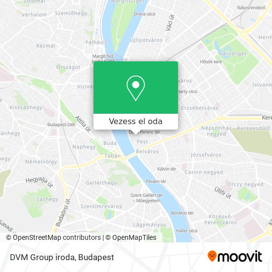 DVM Group iroda térkép