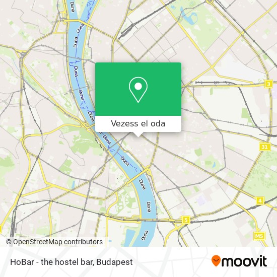 HoBar - the hostel bar térkép