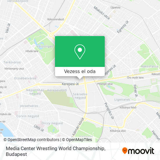 Media Center Wrestling World Championship térkép