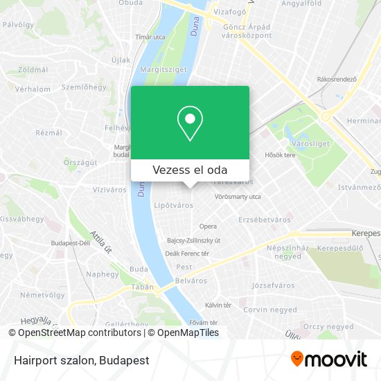 Hairport szalon térkép