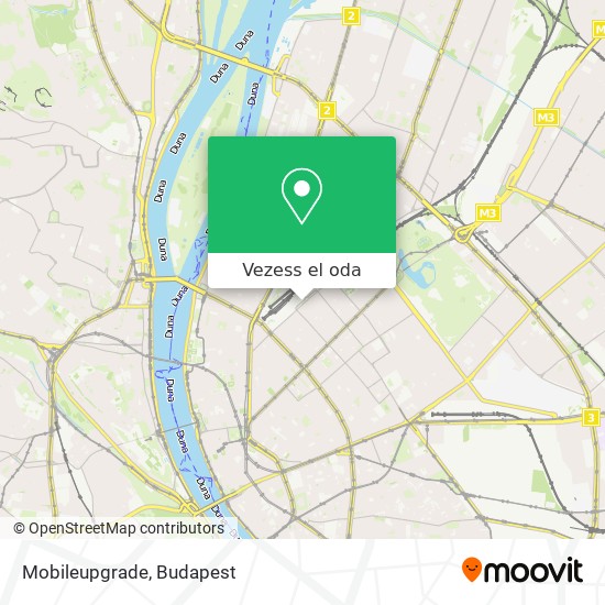 Mobileupgrade térkép