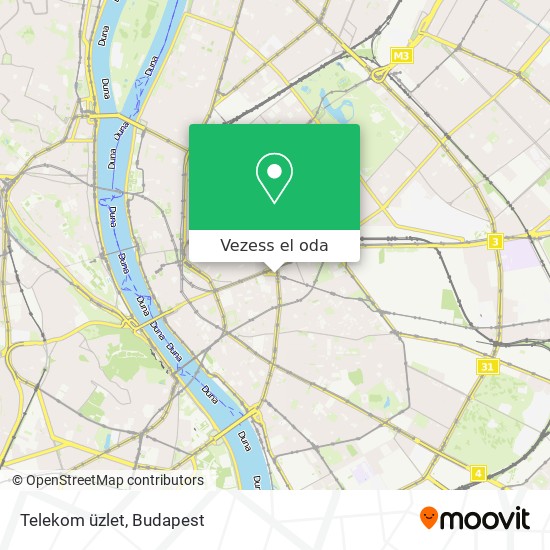 Telekom üzlet térkép