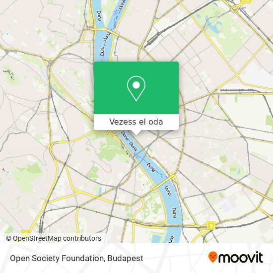 Open Society Foundation térkép