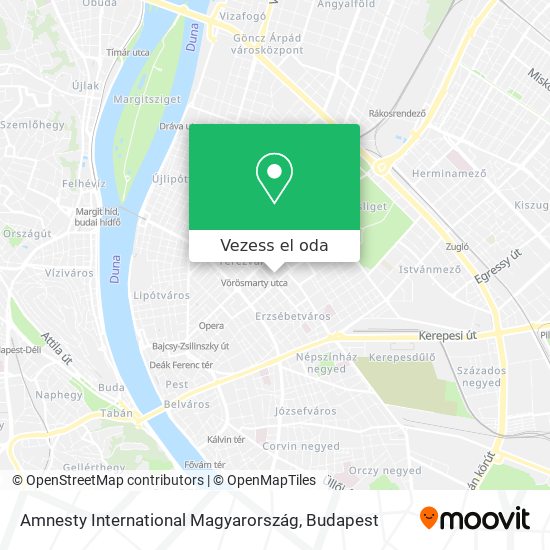 Amnesty International Magyarország térkép