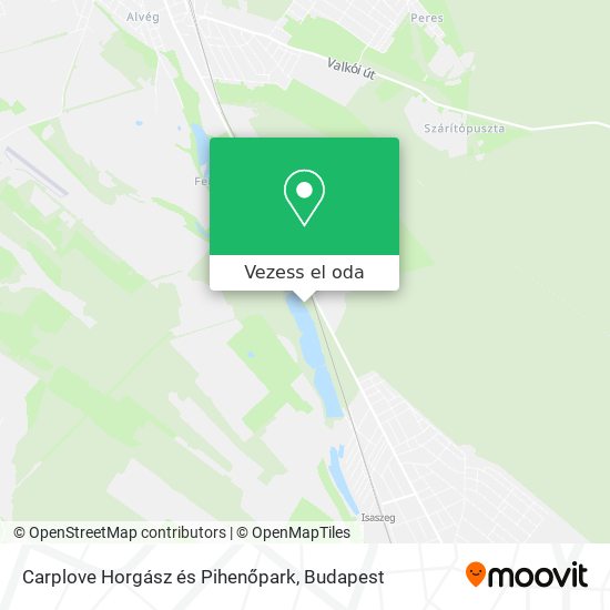 Carplove Horgász és Pihenőpark térkép