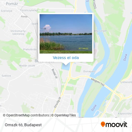 Omszk-tó térkép