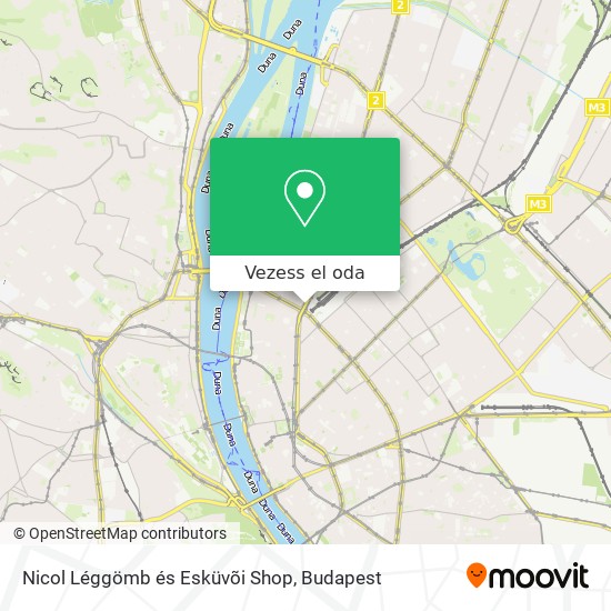 Nicol Léggömb és Esküvõi Shop térkép