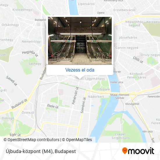 Újbuda-központ (M4) térkép