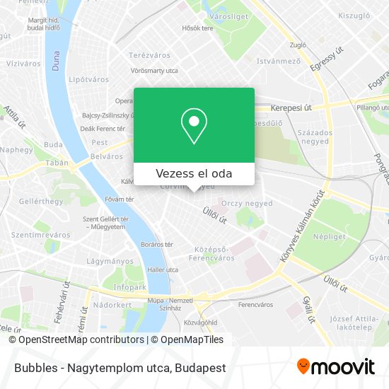 Bubbles - Nagytemplom utca térkép