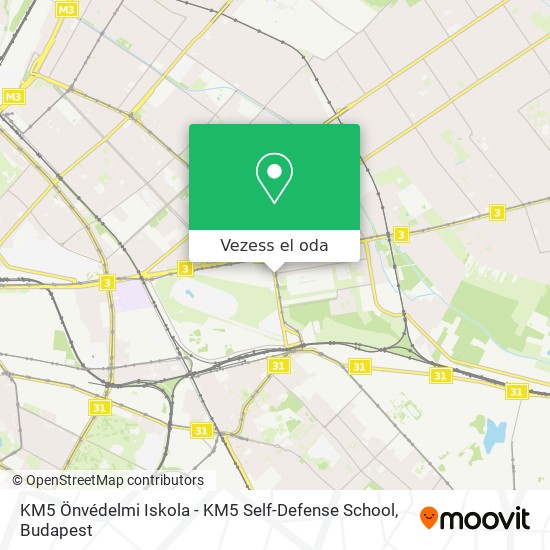 KM5 Önvédelmi Iskola - KM5 Self-Defense School térkép