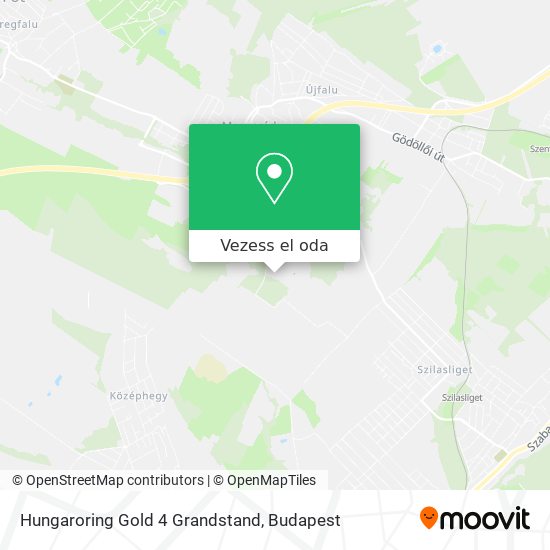 Hungaroring Gold 4 Grandstand térkép