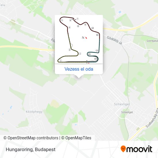 Hungaroring térkép